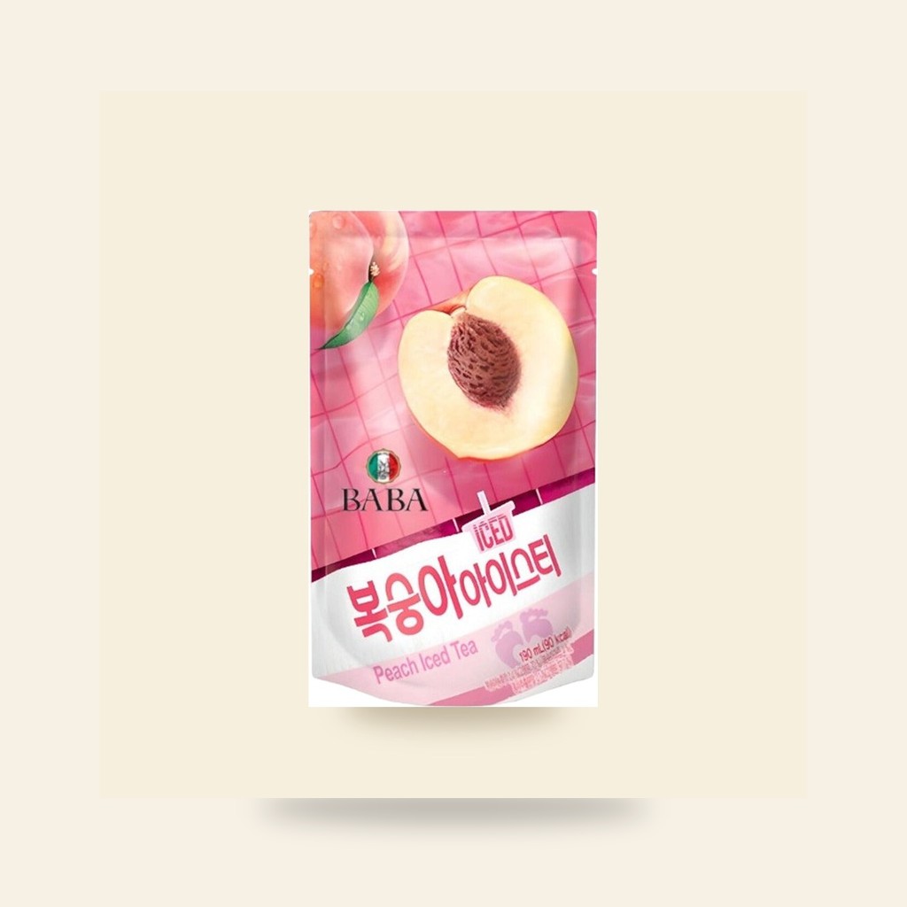 BABA תה אפרסק קר 190 מ״ל