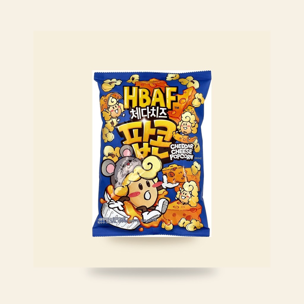 פופקורן HBAF צ׳יזבורגר 80 גרם