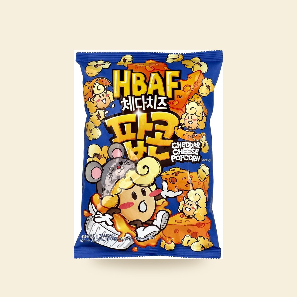 פופקורן HBAF צ׳יזבורגר 80 גרם