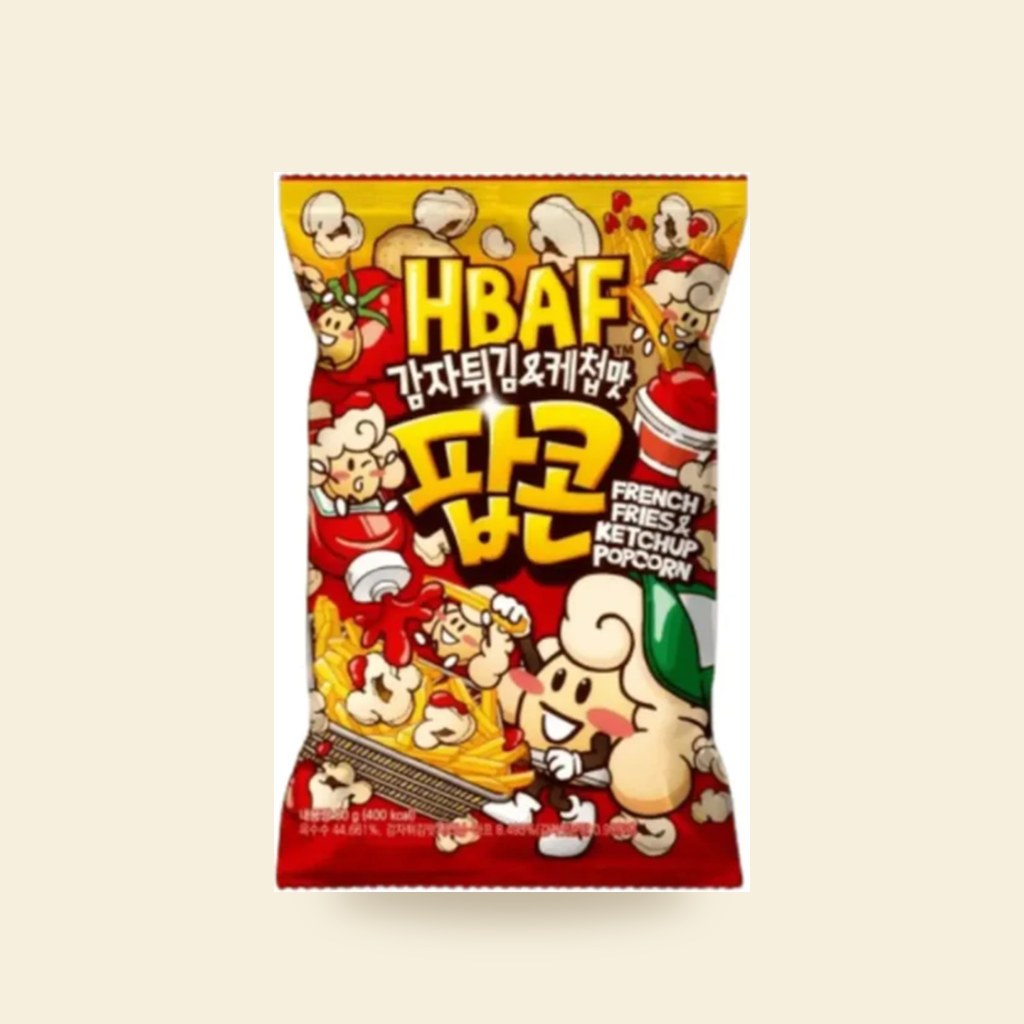 פופקורן HBAF צ׳יפס וקטשופ 80 גרם