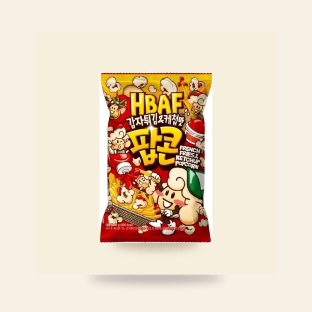 פופקורן HBAF צ׳יפס וקטשופ 80 גרם