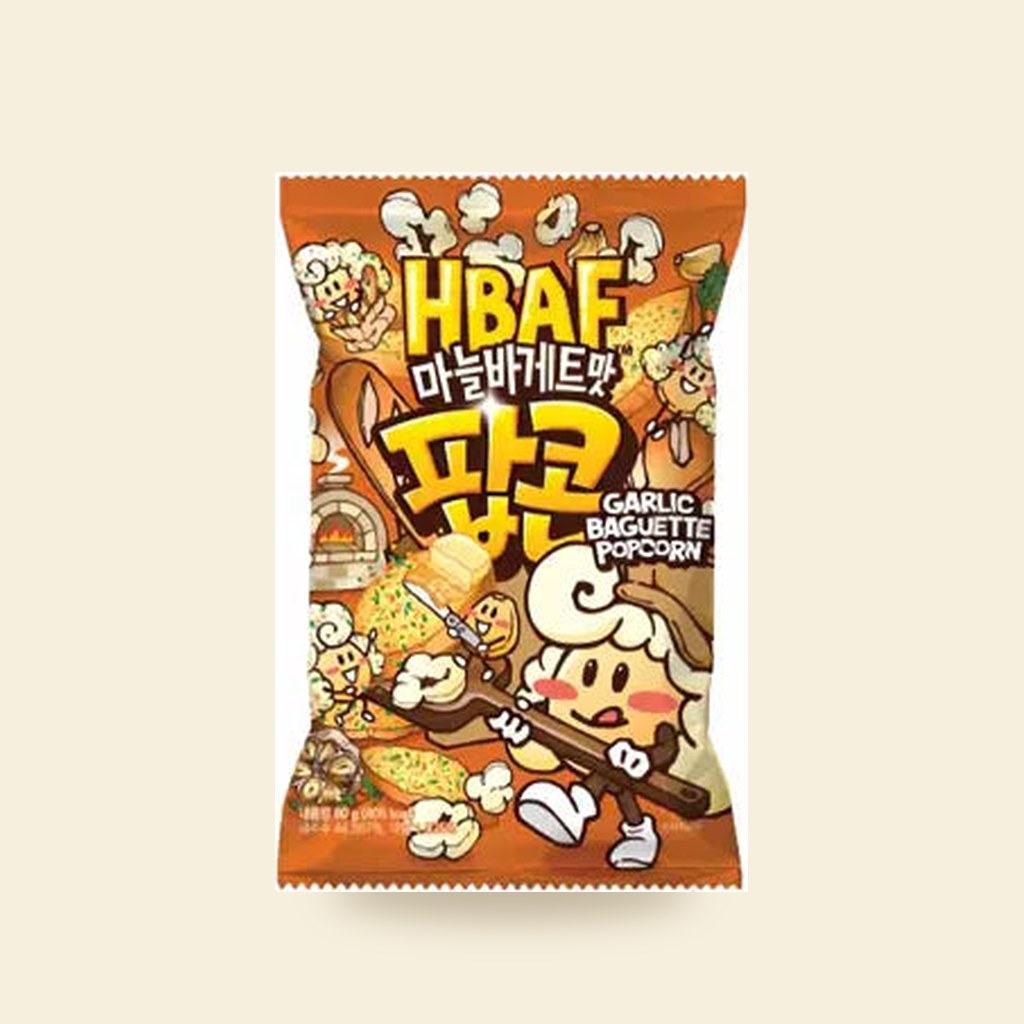 פופקורן HBAF באגט שום 80 גרם