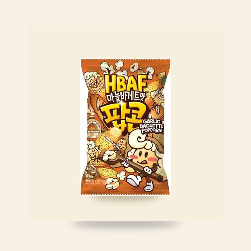 פופקורן HBAF באגט שום 80 גרם