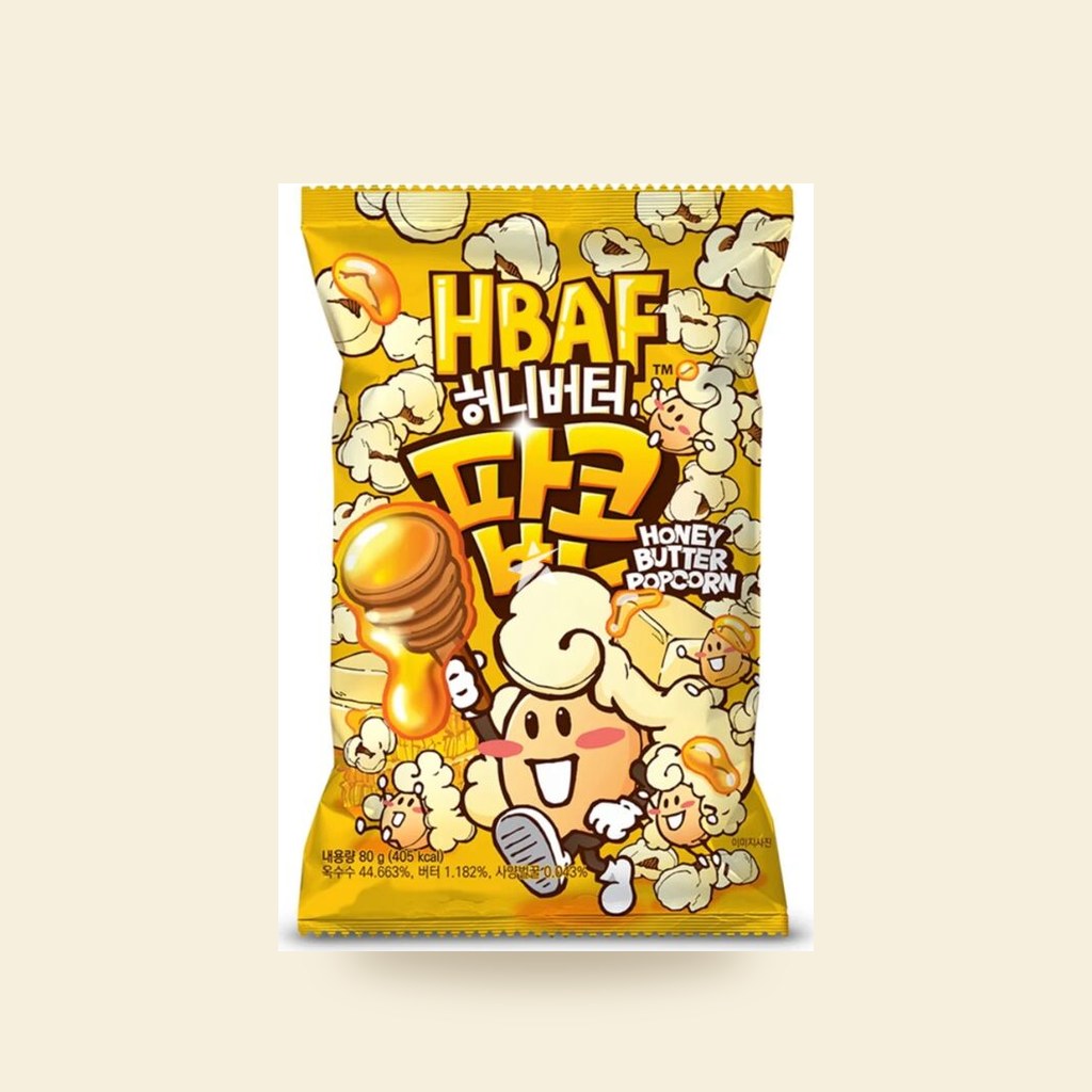 פופקורן HBAF חמאה ודבש 80 גרם