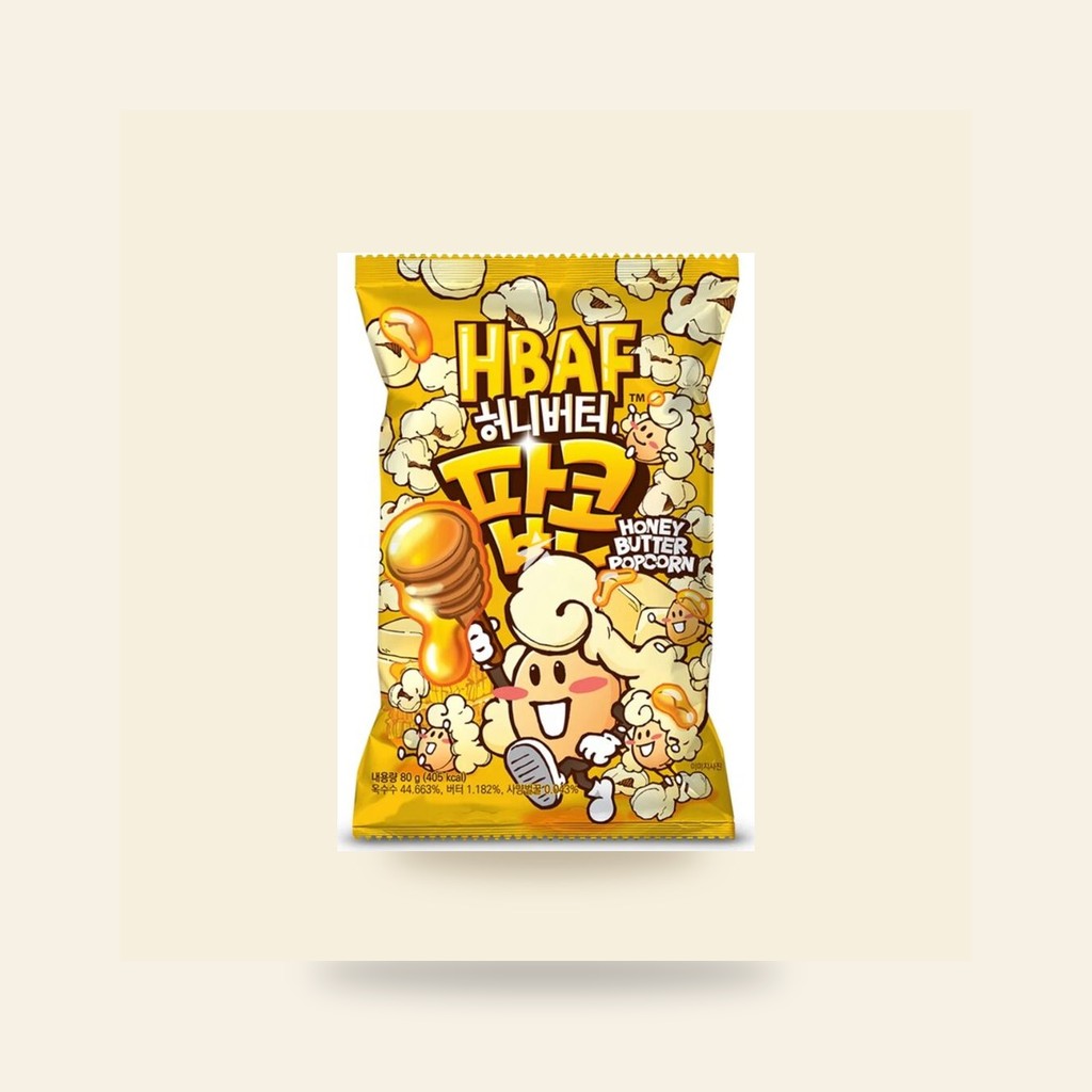 פופקורן HBAF חמאה ודבש 80 גרם