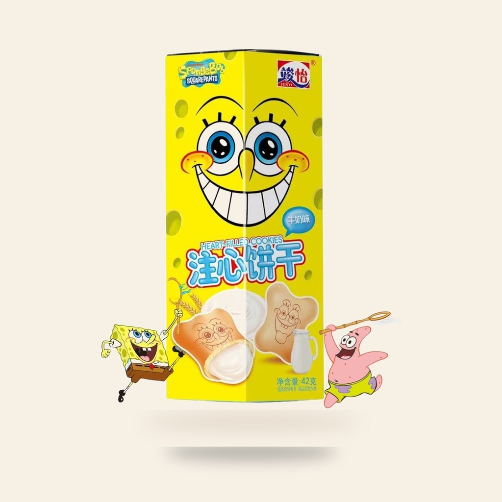 עוגיות בובספוג חלב