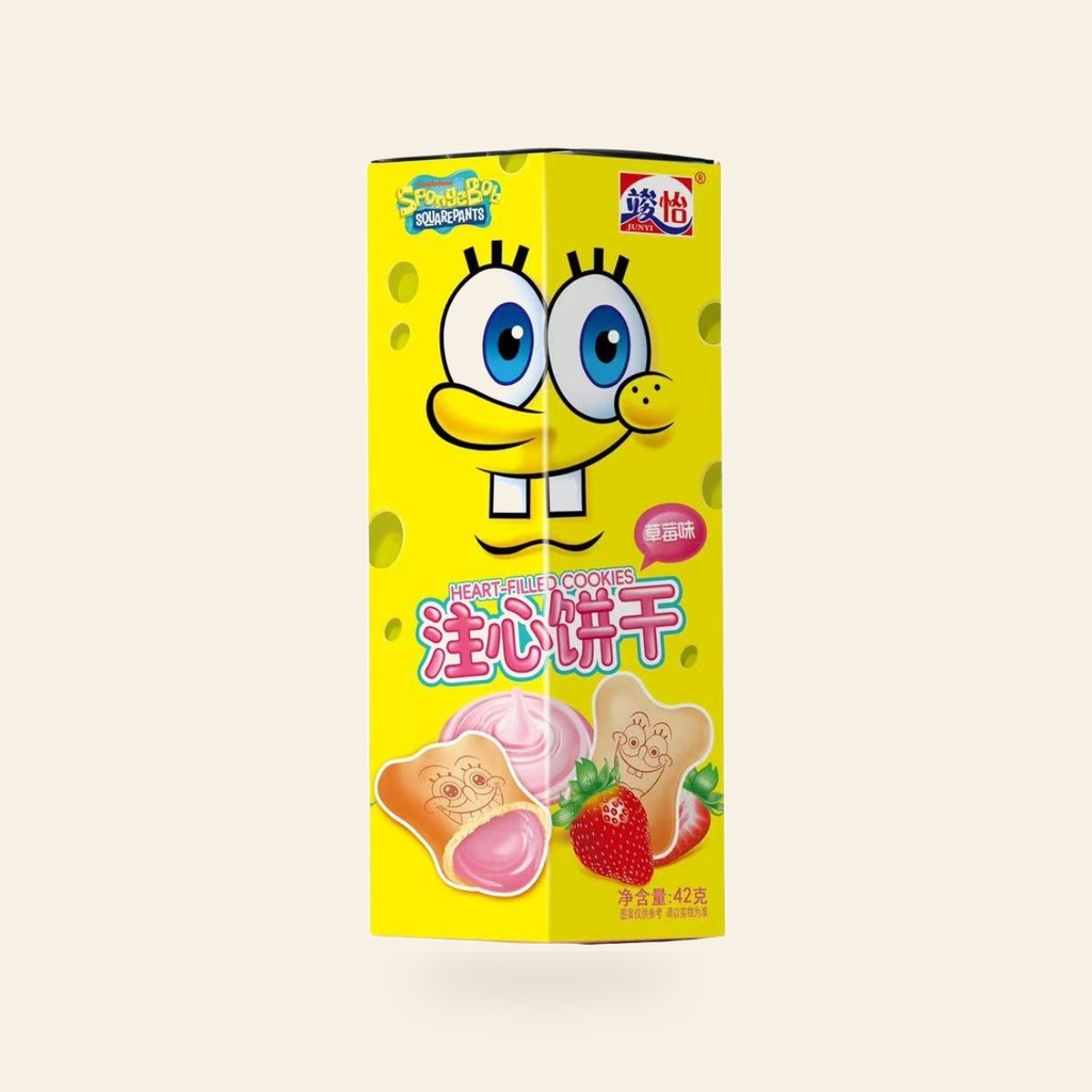 עוגיות בובספוג תות